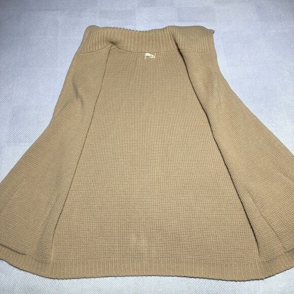 Vintage 70s 80s‎ Montgomery Ward Sleeveless Brown Cardigan Women's Size Medium - Picture 4 of 9